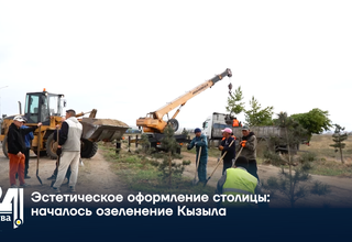 Эстетическое оформление столицы: началось озеленение Кызыла