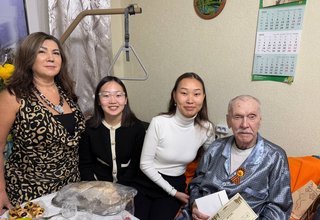 Поздравление с Днём рождения ветерана ВОВ