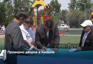 Проверка дворов в Кызыле