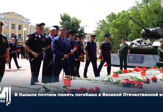 В Кызыле почтили память погибших в Великой Отечественной войне