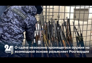 О сдаче незаконно хранящегося оружия на возмездной основе разъясняет Росгвардия