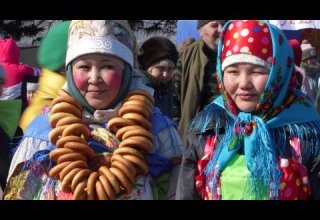 Как в Кызыле проводили зиму