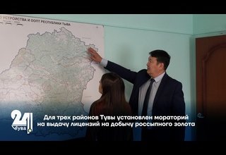 Для трех районов Тувы установлен мораторий на выдачу лицензий на добычу россыпного золота