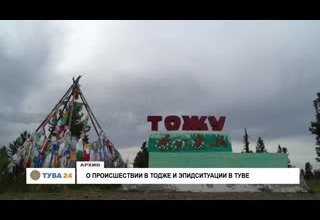 О происшествии в Тодже и эпидситуации в Туве