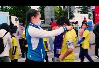 В Кызыле более тысячи человек стартовали одновременно со всей Россией