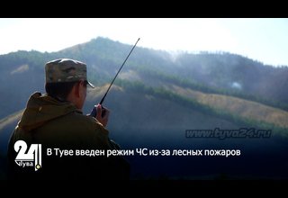 В Туве введен режим ЧС из-за лесных пожаров