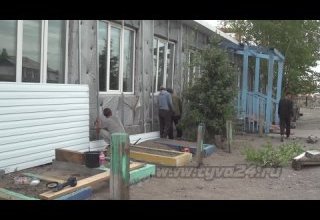 Ход капитального ремонта школы в сумоне О-Шынаа Тес-Хемского района
