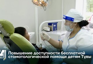 Повышение доступности бесплатной стоматологической помощи детям Тувы