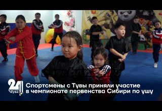 Спортсмены с Тувы приняли участие в чемпионате первенства Сибири по ушу