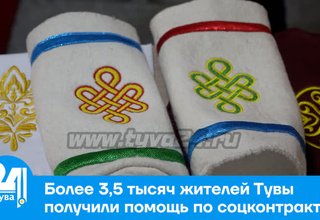 Более 3,5 тысяч жителей Тувы получили помощь по соцконтракту