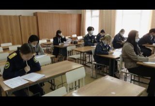 В школе №1 г. Кызыла провели географический диктант