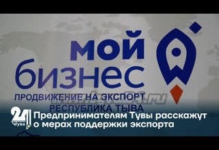 Предпринимателям Тувы расскажут о мерах поддержки экспорта