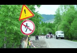 В Туве уровень воды в Енисее значительно поднялся