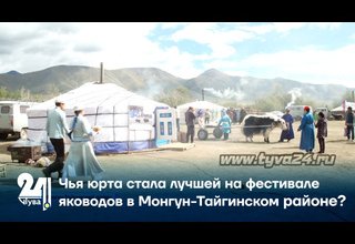 Чья юрта стала лучшей на фестивале яководов в Монгун-Тайгинском районе?